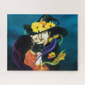 Chihuahua Hond Heks Halloween Legpuzzel (Horizontaal)