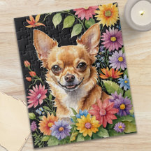 Chihuahua-hond huisdier portret watercolor dier
