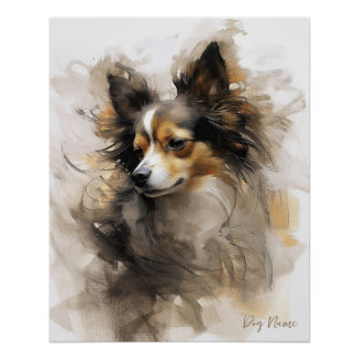 Chihuahua Hond in de wind 004 - Yacobsen Derosana Perfect Poster