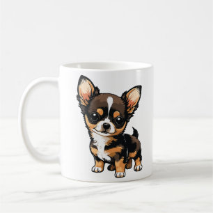 Chihuahua hond  koffiemok