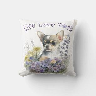 Chihuahua Hond Moeder Bloemstuk Kussen