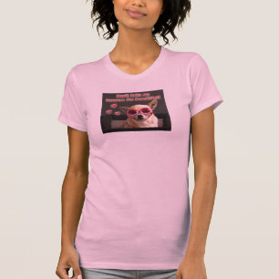 Chihuahua hond.. niet haten omdat ik mooi ben! t-shirt