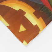 Chihuahua Hond Pompoen Halloween Grappig Fleece Deken (Hoek)