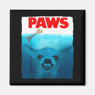 Chihuahua hond pootjes cute film poster huisdier g magneet