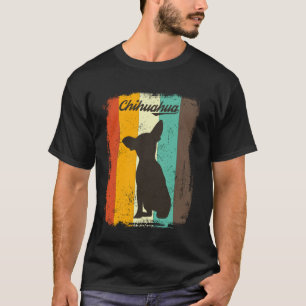 Chihuahua Hond T-shirt Retro Vintage Ontwerp