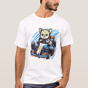 Chihuahua hondenformule f1 t-shirt
