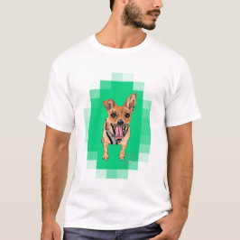 Chihuahua. Huisdier Portretten T-shirt
