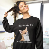 Chihuahua Hun hart is net zo groot als hun hoofden Trui