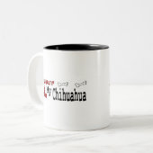 Chihuahua (I Love) Mug (Devant gauche)