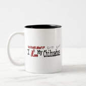 Chihuahua (I Love) Mug (Gauche)