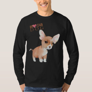 Chihuahua Ik hou van mijn hond T-shirt