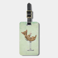 Chihuahua in Cocktail Glass