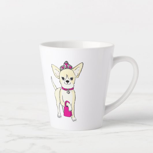 Chihuahua in een mok van tiara latte (Rechts)