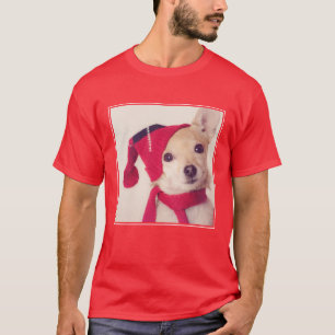 Chihuahua in het Pet van de winter T-shirt