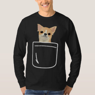 Chihuahua in uw voorpoot t-shirt