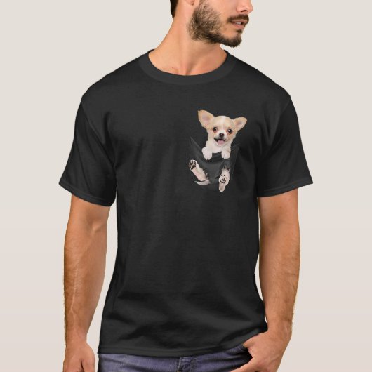 Chihuahua in uw zakdoekje T-shirt (Voorkant)