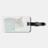 Chihuahua in zak bagagelabel (Achterkant horizontaal)