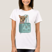 Chihuahua in zak t-shirt (Voorkant)