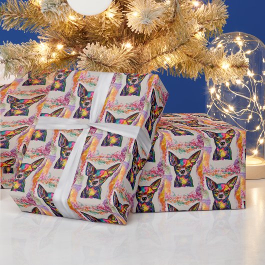Chihuahua-inpakpapier Cadeaupapier (Feestdagen)