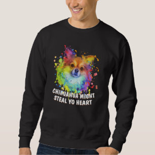 Chihuahua kan je hart stelen Hondenras Puppy Humor Trui