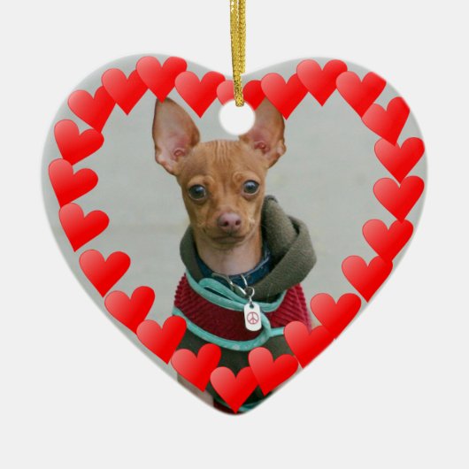 Chihuahua Keramisch Ornament (Voorkant)