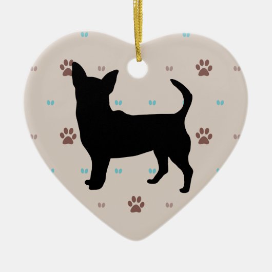 Chihuahua Keramisch Ornament (Voorkant)