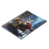 chihuahua kerst feestelijk seizoen notitieboek (Linkerzijde)