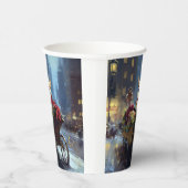 chihuahua kerst feestelijk seizoen papieren bekers (Rechts)