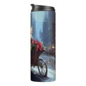 chihuahua kerst feestelijk seizoen thermosbeker (Geroteerd rechts)