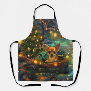 Chihuahua Kerst Feestelijke Reis Schort
