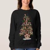 Chihuahua kerstboom Funny T-shirt Xmas Chihuahua (Voorkant)