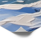 Chihuahua Kerstboot Vakantie Poster (Hoek)