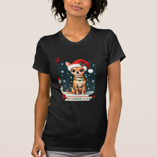 Chihuahua Kerstman Horrortrui Hond Liefhebber X T-shirt
