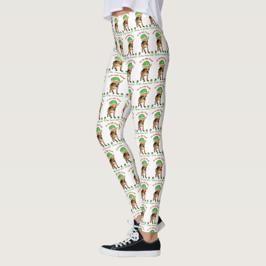 Chihuahua Kerstmis Leggings (Links)