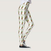 Chihuahua Kerstmis Leggings (Rechts)