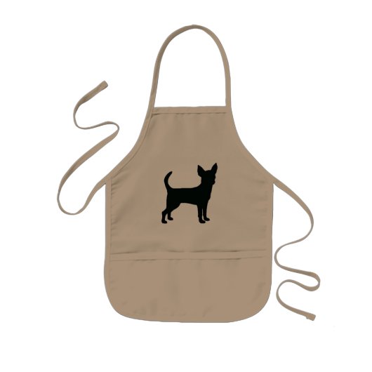 Chihuahua kinder apron. kinder schort (Voorkant)