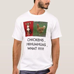 chihuahua, kip, CHICKENS , CHIHUAHUAS , WHA ... T-shirt