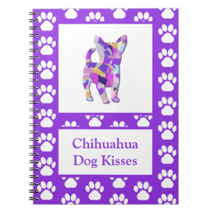 Chihuahua Kisses Schattig Hond Silhouet PPY&B Notitieboek