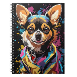 CHIHUAHUA kleurrijke splash Notitieboek