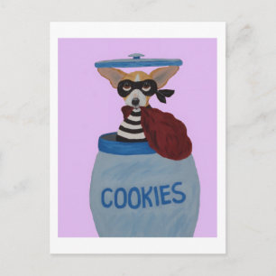 Chihuahua Koekdief Briefkaart