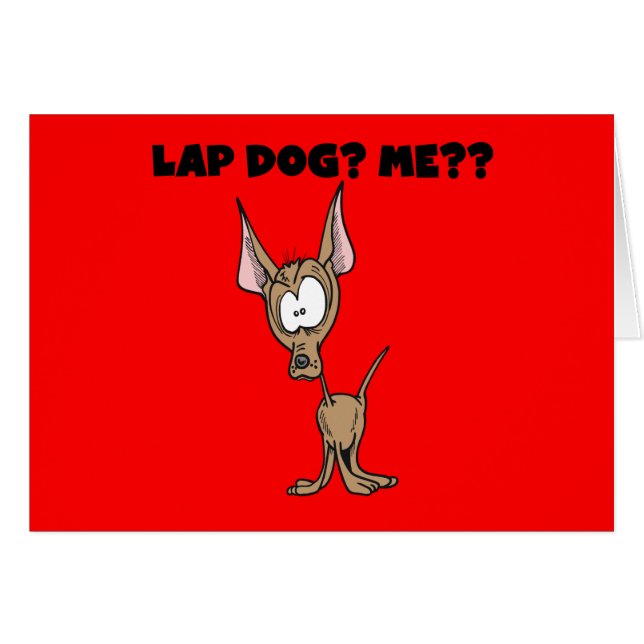 Chihuahua Lap Dog Tshirts en Gifts (Voorkant Horizontaal)