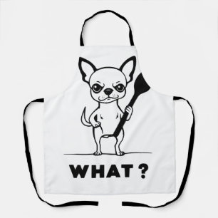 Chihuahua Lepel Verrassing Grappige Hond Kunst Schort