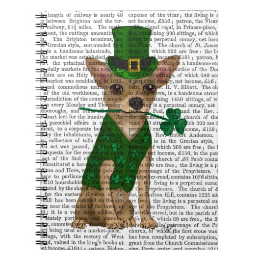 Chihuahua Leprechaun Notitieboek (Voorkant)