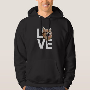 Chihuahua liefde lang haar Chiwawa langharige hond Hoodie