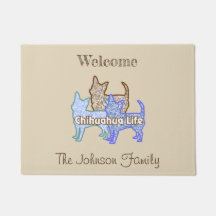 Chihuahua Life Deuren Mat