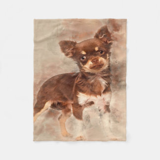 Chihuahua looking at camer_Dog Lover Fleece Deken