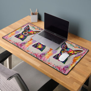 Chihuahua Love Desk Mat