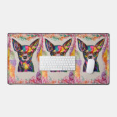Chihuahua Love Desk Mat (Keyboard & Muis)
