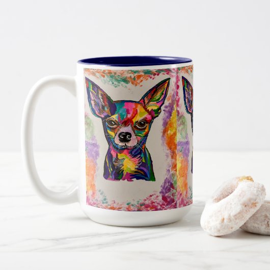 Chihuahua Love Mug (Avec donut)