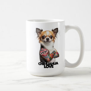 CHIHUAHUA LOVE tatoeage kunstenaar moeder tatoeage Koffiemok